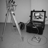 Strahlenschutzkamera mit Monitor und Stativset